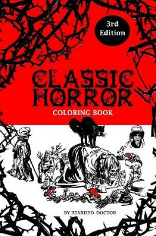 Cover of Classic Horror Coloring Book (3rd Edition)