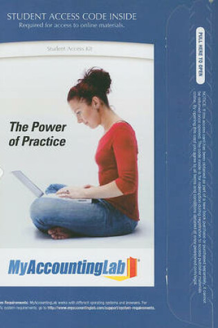Cover of MyAccountingLab with Pearson eText -- Access Card -- for Introduction to Financial Accounting