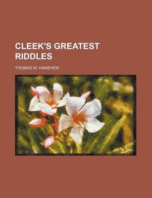 Book cover for Cleek's Greatest Riddles