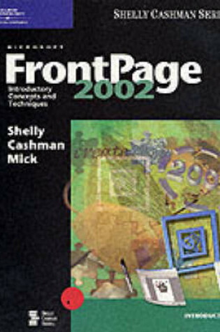 Cover of Microsoft FrontPage XP