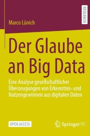 Cover of Der Glaube an Big Data