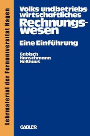 Cover of Volks- und betriebswirtschaftliches Rechnungswesen