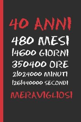 Book cover for 40 Anni Meravigliosi