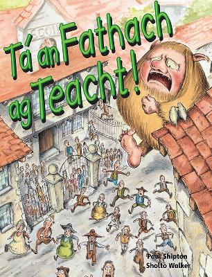 Book cover for Léimis le Chéile - Tá an Fathach ag Teacht!