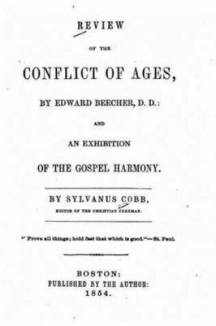 Cover of Review of the Conflict of Ages, By Edward Beecher, and an Exhibition of the Gospel Harmony