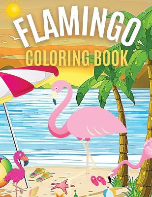 Book cover for Flamingo Coloring Book