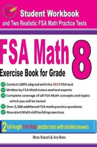 Cover of FSA Math Exercise Book for Grade 8