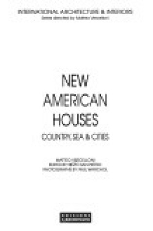 Cover of New American Houses