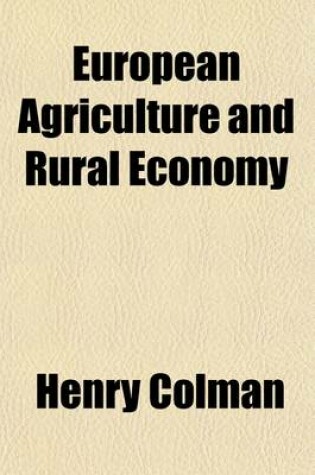 Cover of European Agriculture and Rural Economy (Volume 2)