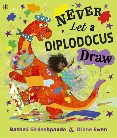 Book cover for Never Let a Diplodocus Draw