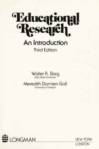 Cover of Educational Research