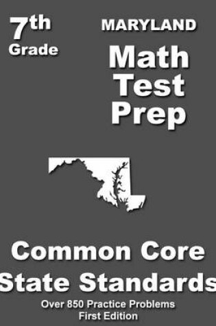 Cover of Maryland 7th Grade Math Test Prep