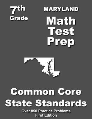 Book cover for Maryland 7th Grade Math Test Prep