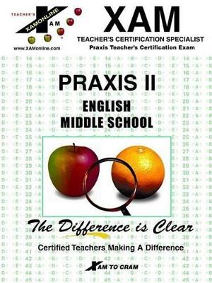 Book cover for Praxis English Middle School