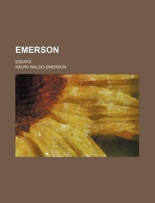 Book cover for Emerson (Volume 1); Essays