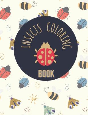 Book cover for insect coloring book