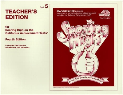 Cover of Scoring High on the California Achievement Tests (CAT),  Grade 5 Teacher Edition