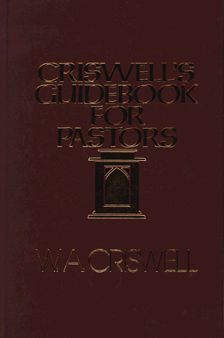 Book cover for Criswell's Guidebook for Pastors