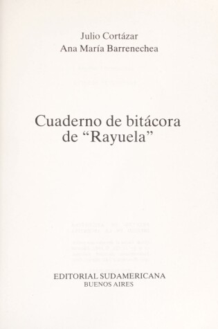 Cover of Cuaderno de Bitacora de Rayuela