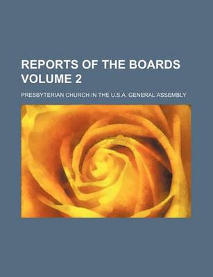 Book cover for Reports of the Boards Volume 2