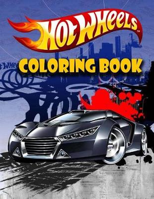 Book cover for Hotwheels Coloring Book