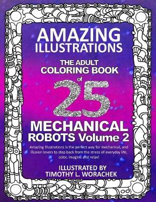 Book cover for Amazing Illustrations-Mechanical Robots Volume 2