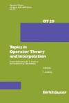 Book cover for Topics in Operator Theory and Interpolation