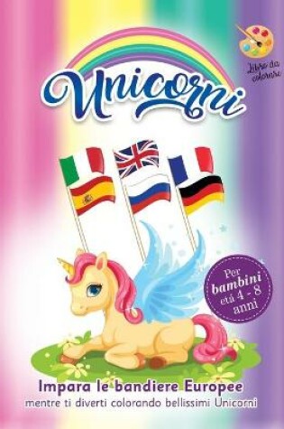 Cover of unicorni libro da colorare