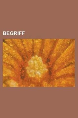 Cover of Begriff