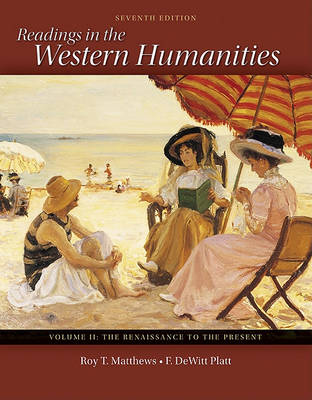 Book cover for Readings in the Western Humanities Volume 2
