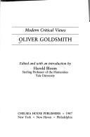 Book cover for Oliver Goldsmith