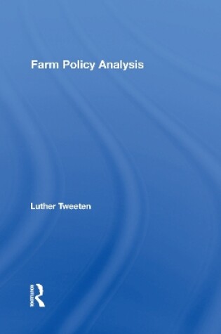 Cover of Farm Policy Analysis