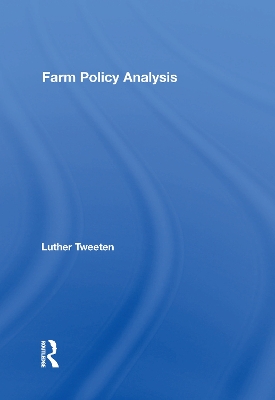 Book cover for Farm Policy Analysis
