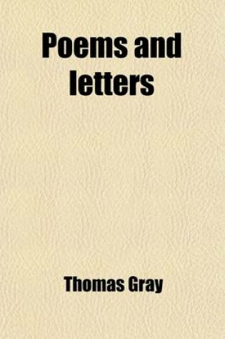 Cover of Poems and Letters