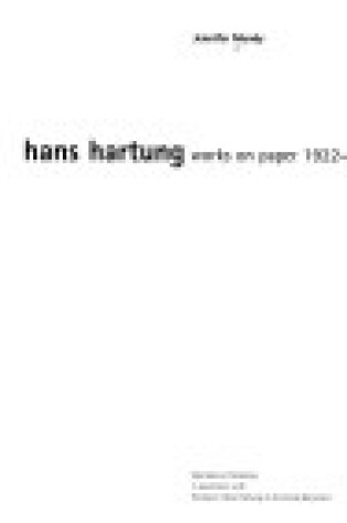 Cover of Hans Hartung