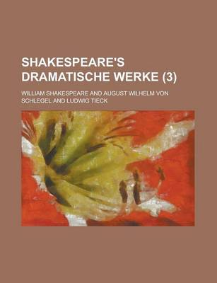 Book cover for Shakespeare's Dramatische Werke (3 )