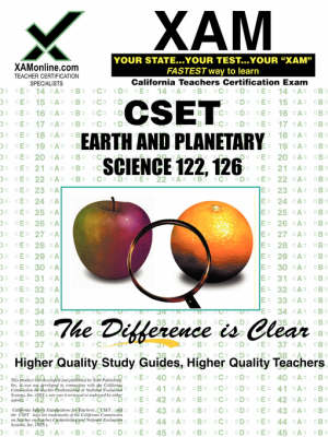 Book cover for CSET Earth Science 122, 126