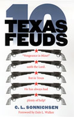 Book cover for Ten Texas Feuds