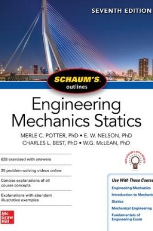 Cover of Schaum's Outline of Engineering Mechanics: Statics, Seventh Edition