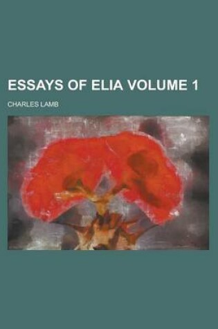 Cover of Essays of Elia (1888)