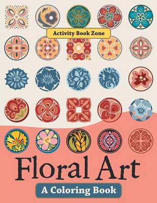 Book cover for Floral Art, a Coloring Book