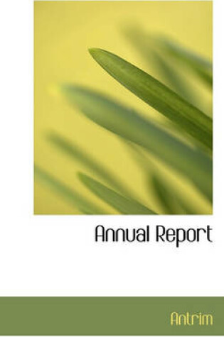 Cover of Annual Report