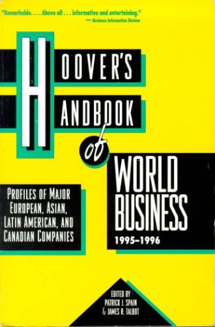 Book cover for Hoover's Handbook of World Business