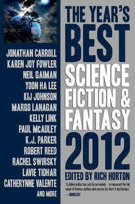 Book cover for The Year's Best Science Fiction & Fantasy 2012 Edition