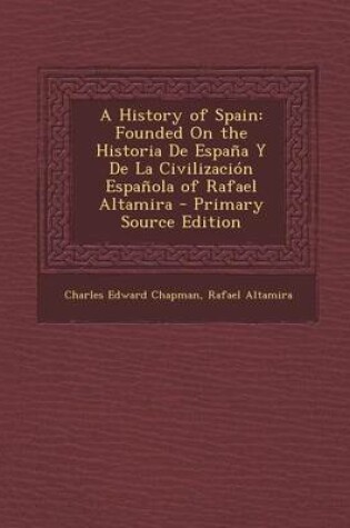 Cover of A History of Spain