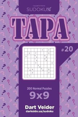 Book cover for Sudoku Tapa - 200 Normal Puzzles 9x9 (Volume 20)