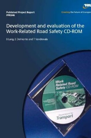 Cover of Development and evaluation of the Work-Related Road Safety CD-ROM