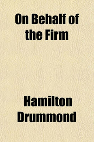 Cover of On Behalf of the Firm