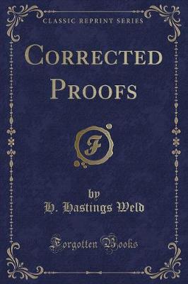 Book cover for Corrected Proofs (Classic Reprint)