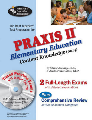 Book cover for Praxis II Elementary Ed Content Knowledge 0014 W/CD (Rea)